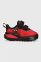 červená Dětské sneakers boty adidas Fortarun X Spiderman Chlapecký