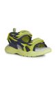 Detské sandále Geox žlto-zelená