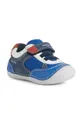 Geox - Παιδικά δερμάτινα παπούτσια μπλε