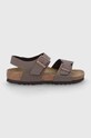 Сандалі Birkenstock імітація лицьової шкіри коричневий 87783.36.39