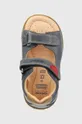 fialová Detské kožené sandále Geox