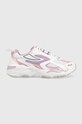 Fila scarpe da ginnastica per bambini finta pelle fiore violetto FFT0025
