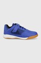 Kappa sneakersy dziecięce imitacja skóry licowej niebieski 260765T.B