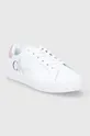 Δερμάτινα παπούτσια Calvin Klein Jeans λευκό