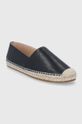 Coach espadryle skórzane Carley C6763.BLK czarny SS22