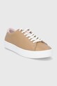 Guess - Buty skórzane FL5PAT.LEA12.BRWN brązowy SS22