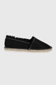 czarny Armani Exchange espadryle Damski