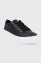 Kožená obuv Vagabond Shoemakers Zoe Platform čierna