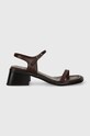 Vagabond Shoemakers sandali in pelle INES pelle fiore marrone 5311.101.49