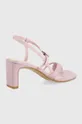 Usnjeni sandali Vagabond Shoemakers Luisa roza