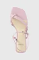 różowy Vagabond Shoemakers sandały skórzane LUISA