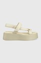 Vagabond Shoemakers sandały skórzane COURTNEY 5-8 cm beżowy 5334.401.02