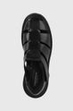 czarny Vagabond sandały skórzane COSMO 2.0
