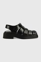 Кожаные сандалии Vagabond Shoemakers Eyra платформа чёрный 5350.301.20