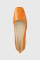 πορτοκαλί Δερμάτινες μπαλαρίνες Vagabond Shoemakers Shoemakers Delia