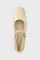 bézs Vagabond Shoemakers bőr balerina cipő Delia