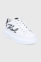 Karl Lagerfeld buty skórzane KAPRI biały