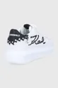 Karl Lagerfeld scarpe in pelle KAPRI Gambale: Pelle naturale Parte interna: Materiale sintetico, Pelle naturale Suola: Materiale sintetico