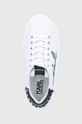 biały Karl Lagerfeld buty skórzane KAPRI KL62572.010