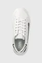 biały Karl Lagerfeld buty skórzane ANAKAPRI KL63522.01S