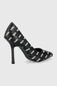 Karl Lagerfeld szpilki skórzane SARABANDE KL30914A.001 KL30914A.001 czarny SS22