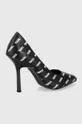 Шкіряні туфлі Karl Lagerfeld Sarabande чорний