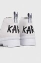 Kožené kecky Karl Lagerfeld TREKKA II KL45230.011 bílá SS22