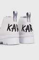 Karl Lagerfeld bőr sneaker TREKKA II fehér