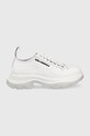 Karl Lagerfeld tenisówki LUNA tekstylny biały KL42921.911