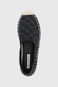 Karl Lagerfeld espadryle KAMINI KL80112.900 czarny KL80112.900