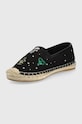 Обувки Еспадрили Karl Lagerfeld Kamini KL80124.90M черен