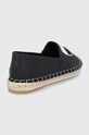 Взуття Шкіряні еспадрилі Karl Lagerfeld Kamini KL80121.000 чорний