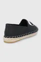 Karl Lagerfeld espadryle skórzane KAMINI KL80121.000 Cholewka: Skóra naturalna, Wnętrze: Materiał syntetyczny, Materiał tekstylny, Skóra naturalna, Podeszwa: Materiał syntetyczny