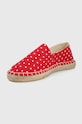 Obuwie Big Star espadryle JJ274866 czerwony