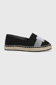 Big Star espadryle tekstylny czarny JJ274963
