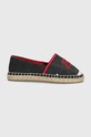 Big Star espadryle tekstylny czarny JJ274972