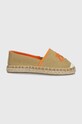Big Star espadryle tekstylny beżowy JJ274974