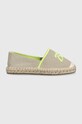 Big Star espadryle tekstylny beżowy JJ274975