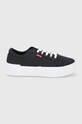 Кеди Levi's платформа чорний D6524.0009