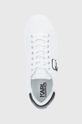 biały Karl Lagerfeld buty skórzane KUPSOLE III KL61030A.011