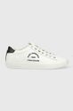 biały Karl Lagerfeld sneakersy skórzane KUPSOLE II KC KL61278.011 Damski