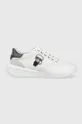 biały Karl Lagerfeld buty skórzane KAPRI RUN KL62830.011 Damski