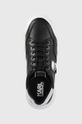 czarny Karl Lagerfeld buty skórzane KAPRI RUN KL62830.000