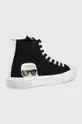 Πάνινα παπούτσια Karl Lagerfeld Kampus Iii μαύρο