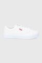 Tenisice Levi's Malibu 2.0 ravni bijela D6534.0003