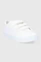 Πάνινα παπούτσια Levi's Malibu 2.0 Velcro λευκό
