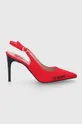 κόκκινο Γόβες παπούτσια Love Moschino Γυναικεία