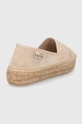 Love Moschino Espadryle zamszowe Cholewka: Skóra zamszowa, Wnętrze: Materiał tekstylny, Skóra naturalna, Podeszwa: Materiał syntetyczny