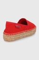 Semišové espadrilky Love Moschino  Zvršok: Semišová koža Vnútro: Textil, Semišová koža Podrážka: Syntetická látka