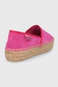 Love Moschino Espadryle zamszowe Cholewka: Skóra zamszowa, Wnętrze: Materiał tekstylny, Skóra naturalna, Podeszwa: Materiał syntetyczny